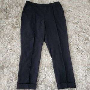 Donna Karan New York‎ Elastic Waist Dress Pant Trousers Size Large